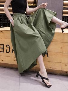 New Stylish French Design Asymmetrical Capri Pants