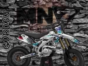 0004 decals sticker KLX GORDON full body glossy