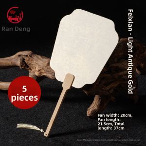RANDENG | DIY Hand-painting Calligraphy Fan Double-sided Reinforced