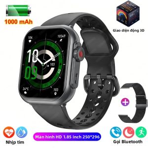 Đồng Hồ Thông Minh Ultra K62 Dành Cho Nam Và Nữ Màn Hình AMOLED HD Định Vị GPS 100+ Chế Độ Thể Thao Theo Dõi Nhịp Tim Gọi Bluetooth Chống Nước Pin 1000mAh