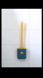 Silicone Toilet Scrub Brush with Holder by SOL Home ® (Cleaning Supplies)