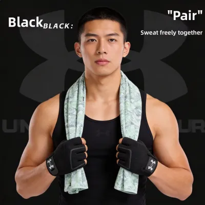 Under Armour | Half-Finger Breathable Gym Gloves for Weight Lifting and Pull Up