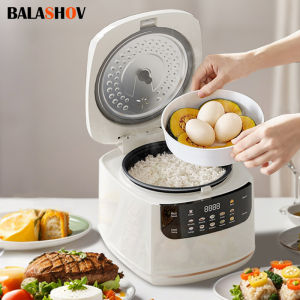 BALASHOV | Nồi Cơm Điện Thông Minh 2L Máy Tự Động Đa Chức Năng Có Lớp Lót Chống Dính Máy Hâm Nóng Thức Ăn Cho Gia Đình Nấu Cơm & Hầm Cháo