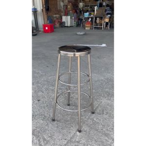 เก้าอี้สแตนเลส เก้าอี้ 75cm ขา จูง สูง พร้อมยางสวมขา (งานไทย ท่อหนา 1 มิล) แข็งแรง รับน้ำหนักได้มาก