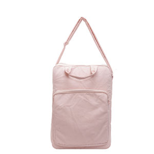 Casual Minimalist Laptop Tablet Bag Single Shoulder Crossbody Bag for Commuting And Class Soft Nylon Material Youth Suitable