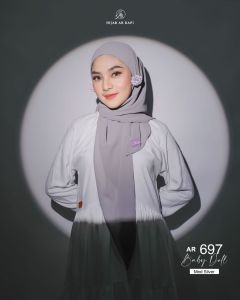 ARRAFI Hijab Instan AR 697 Ceruty Babydoll Premium Polos