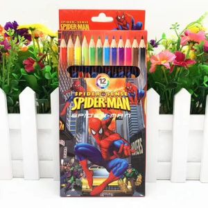 [MSIA SHIP] NOVELTY Kids Cartoon Colour Pencil Crayon 12pcs Hello Kitty Frozen Doraemon Minions Elsa Spiderman Little Pony Unicorn Princess Drawing Goodies Birthday Present Gift Children Kindergarten Color