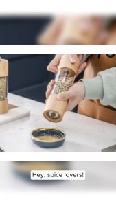 MEIIKEA 8 inch grinder bottle manual salt pepper mill grinder Mueller spice sauce grinder