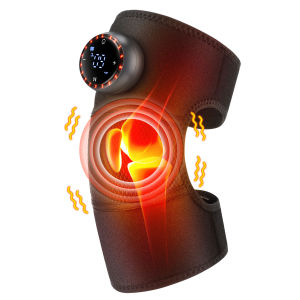 Electric Heated Knee Massager 3-in-1 Knee Elbow Shoulder Heating Pad Knee Brace Hot Compress Relieve Pain Fatigue
