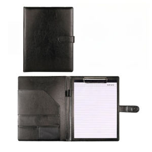 Faux Leather Writing Portfolio Clipboard with Cover for A4 Letter Legal Pad Holder Business Conference Office Notepad Organizer
