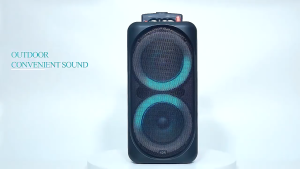 X-DEAL 8-inch wireless Bluetooth trolley aperture light speaker for outdoor square dancing 40 high-power heavy subwoofer speaker