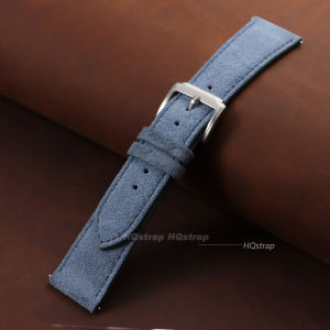 18mm 19mm 20mm 22mm Fashion Suede Leather Strap Watchband Quick Release Cowhide Wristbelts Men Women Sport Universal Bracelet