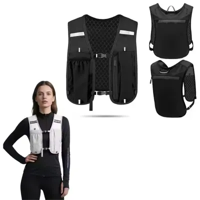 Factory sales Running Hydration Vest Backpack for Hiking Cycling Marathon Lightweight Water Chest Pack With Phone Storage Pocket