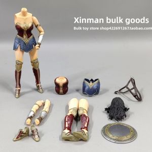 6 Inch DC Justice League Wonder Woman Action Figure Posable Multi-Joint Collectible Toy from Mainland China Suitable for Ages 8+