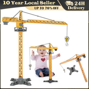 Lifting Tower Tower Crane Model Simulation Excavator Engineering Vehicle Toy Alloy Diecast Car Construction Model Boys Gift