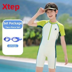 XTEP | Boys Professional One-piece Swimsuit
