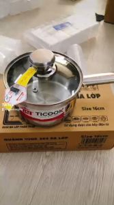 Nồi - Quánh 3 đáy TICOOk 16cm - nồi - quánh