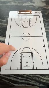 35*22CM Papan Strategi Sepak Bola Basketball Coach Board Papan Formasi Tulis Yang Dapat Dihapus
