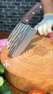 Bộ Dao Nhà Bếp Nhật Bản Thiết Kế Thép Không Gỉ Nguyên Khối Độ Cứng 3CR13 dày đến 3 mm Tay Cầm Cán Gỗ