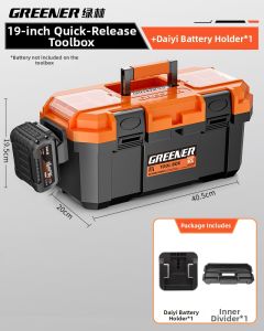 Portable Large Tool Box for Storage Household Industrial