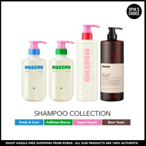 [MOREMO] SHAMPOO COLLECTION (Fresh & Cool Caffeine Biome Super Repair Beer Yeast)