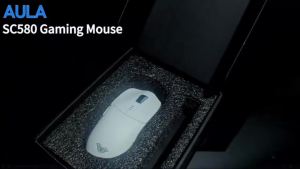 AULA | AULA SC580 Three Mode Rechargeable Ergonomic Bluetooth Gaming Mouse with 10000 DPI - Electronic Sports Lightweight Office Gaming