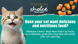 Platinum Choice Feline Series Cat Snack Fish Meat 30g Omega DHA EPA 3
