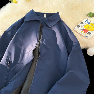 แจ็คเก็ตบินแบบลำลองสไตล์อเมริกันย้อนยุคสำหรับผู้ชาย Cleanfit แจ็คเก็ตแบบมีฮู้ดแบบลำลองสำหรับฤดูใบไม้ผลิและฤดูใบไม้ร่วง