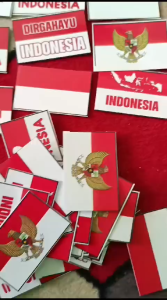 Stiker Pipi Kemerdekaan Merah Putih Termurah