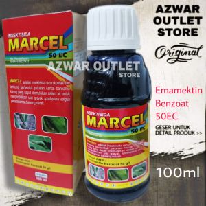 MARCEL 50EC 100ml | insektisida Emamektin Benzoat untuk hama ulat pada tanaman
