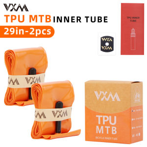 TPU Orange Mountain Bike Inner Tube Suitable for 26/27.5/29 AV Tires Suitable for Mountain Bike Tires Lightweight Inner Tube
