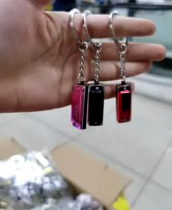 Classic Audio keychain harmonies colorful musical instruments (Original)