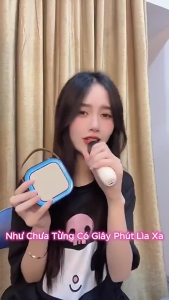(TẶNG MIC HÁT) Loa Bluetooth Karaoke Mini K12 Kèm Mic Không Dây – Âm Thanh Hay Nhỏ Gọn Hát Mọi Lúc Mọi Nơi - Phù Hợp Làm Quà Tặng Các Bé