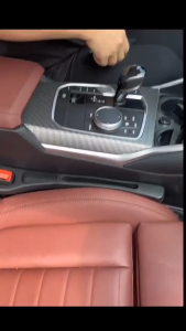 ฟิลเลอร์ช่องว่างเบาะรถยนต์ บล็อกช่องว่างที่นั่งรถยนต์ กันตก 2 ชิ้น รถ ที่นั่งช่องว่าง ขอบเบาะรถเย็บขอบ แท่นวางข้างเบาะ