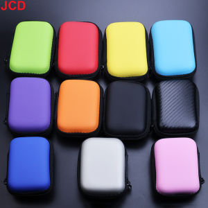 JCD 1pc EVA Hard Drive Case Portable Shockproof Storage Bag For HDD SSD USB Data Cable Bluetooth Earphone Organizer Zipper Bag