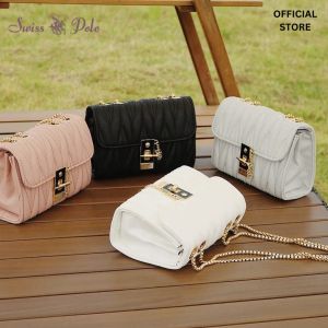 Swiss Polo Ladies Chain Sling Bag - Multi Colour HJY 198