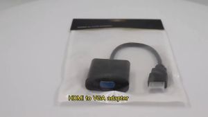 HDMI Male To VGA Female Converter 1080P HD Adapter Cable For PC Desktop Laptop Monitor TV Projector