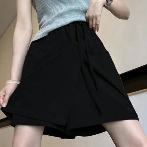 กางเกงขายาวทรงหลวมสำหรับผู้หญิง ทรงลำลอง แห้งเร็ว ทรงขาบาน ทรงบาง กางเกงขายาวทรงฤดูร้อน ทรงกระถางบัว