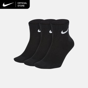 Nike Everyday Lightweight Training Ankle Socks (3 Pairs) - Black [SX7677-010]