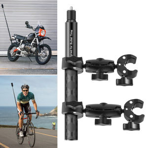 Motorcycle Bike Mount Kit for Insta360 X2 X3 X4 Double Clamps Handlebar Holder for GoPro DJI Accessories
