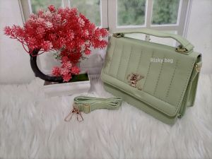 RIZKY BAG COLLECTION - TAS SELEMPANG KOTAK WANITA  MOTIF