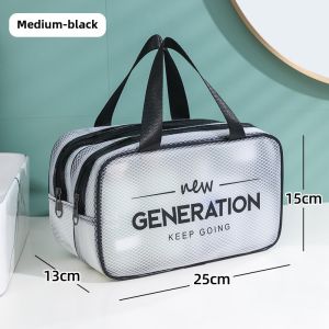 Dry Wet Separation Swim Bag Kids Mens Workout Waterproof Special Beach Cosmetics Bag Large Capacity Portable Womens Personal Hygiene Bag