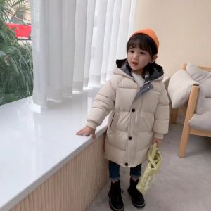 Áo khoác mùa đông trẻ em áo phao siêu nhẹ siêu ấm dáng dài kiểu korean cao cấp cho bé từ 13-43kg