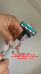 Mens Stainless Steel Blade Men Razor Washable For Travel For Home Shaver Manual Shave Razors For Daily Face Care