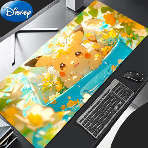 Bandai | 90x40cm Mouse Pad P-Pokemon Pikachu Computer Extended Gamer Mousepad Laptop Desk Mouse Mat Gaming Keyboard Rubber Durable Carpet