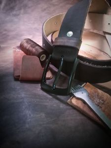 ikat pinggang kulit asli  pria gesper kulit sapi asli hitam dark brown sabuk kulit
