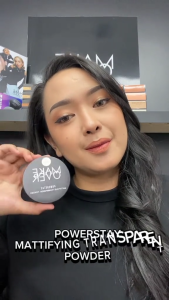 Make Over Powerstay Mattifying Transparent Powder 11 gr / Bedak Make Over | Bedak Tabur