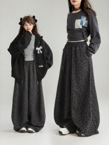KEIKO | Floral Loose High Waist Wide Leg Trousers