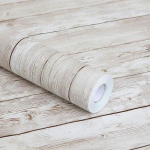 Wall Sticker Wallpaper Self Adhesive Retro Wood Grain PVC Waterproof Wall Stickers Oil Resistant Home Decoration Room Wallpapers