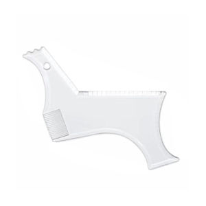 Mens All-in-One Beard Styling Comb - Creative Beard Stencil And Shaping Template Tools For Perfectly Grooming Facial Hair